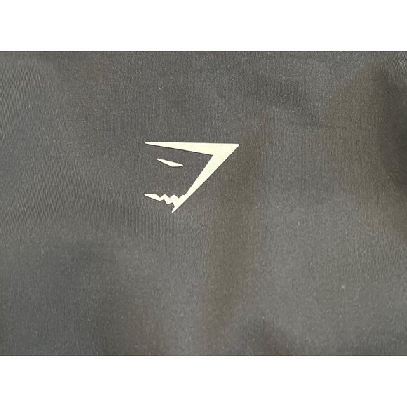 Gymshark Womens Black Racerback Sports Bra With Logo Band Text Size S - Picture 4 of 8